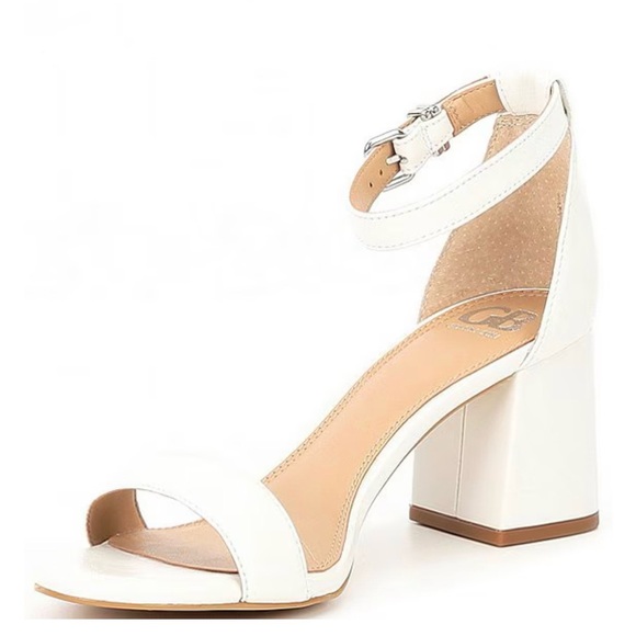 New GB Block-Party Leather Ankle Strap Block Heel Family Matching Dress Sandals - Picture 5 of 11